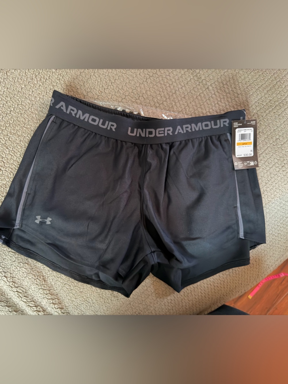 Under Armour Black - Tech Play Up Shorts women’s small